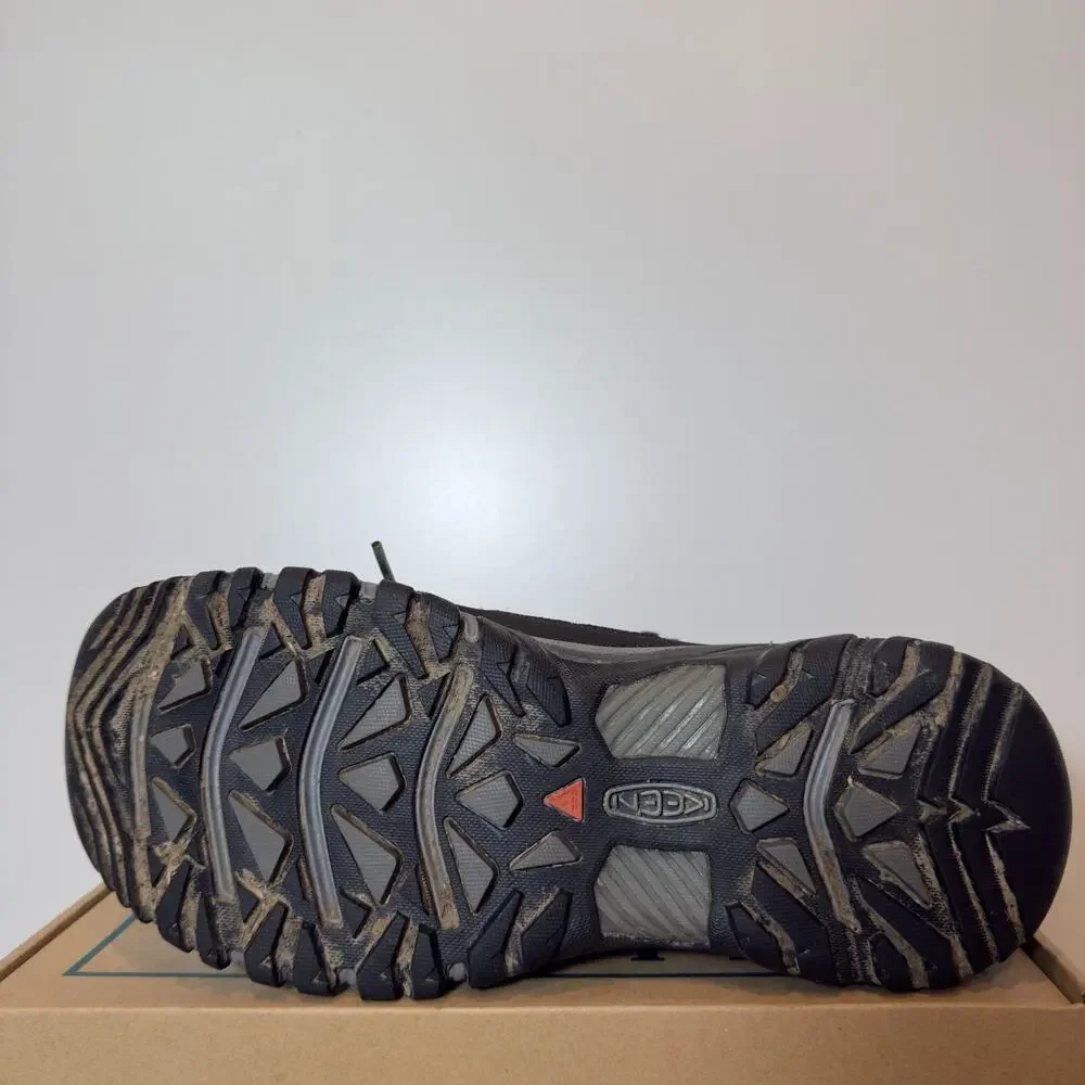 Keen Targhee EXP Mid Mens 11 Waterproof Hiking Boots Black Trail Outdoor Shoes